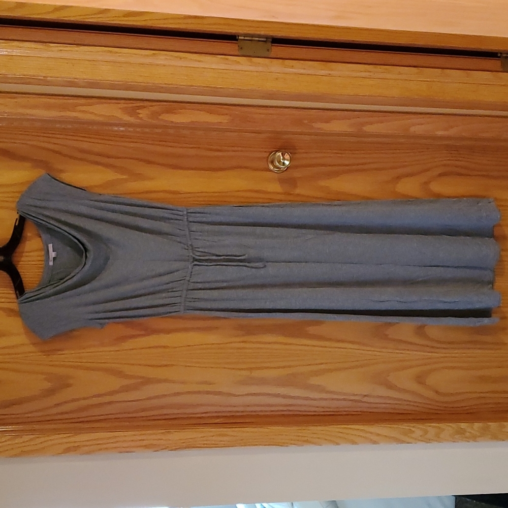 Gap Gray T-shirt Dress, Petite XS